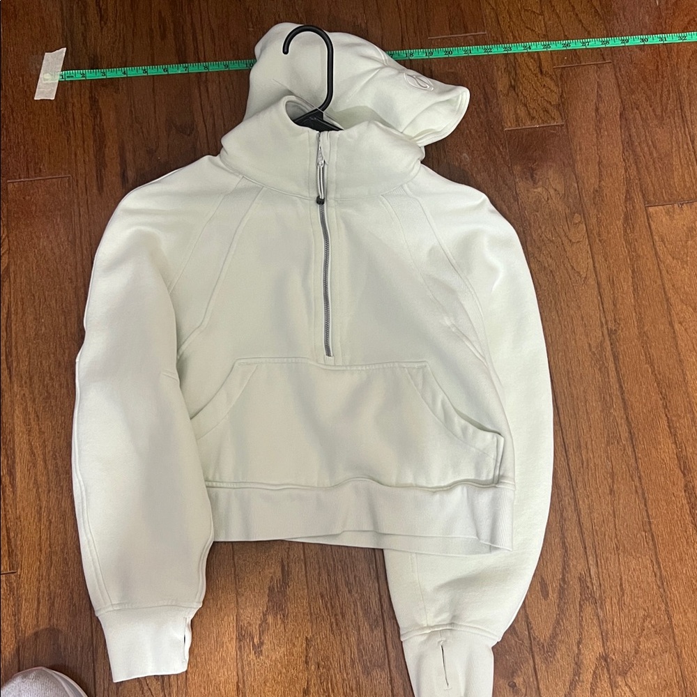 26. Lululemon Xs/s creamy mint green scuba hoodie - Picture 6 of 9